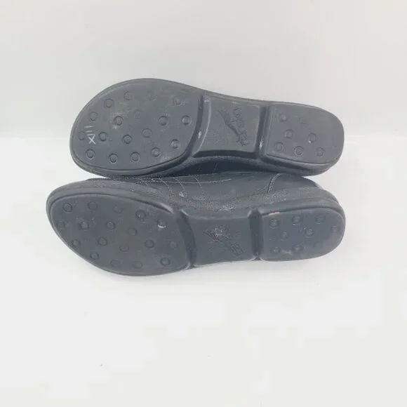 Dansko Women's Black Gretchen Leather Lace Up Casual Oxford Shoes Size 11 - Picture 5 of 7